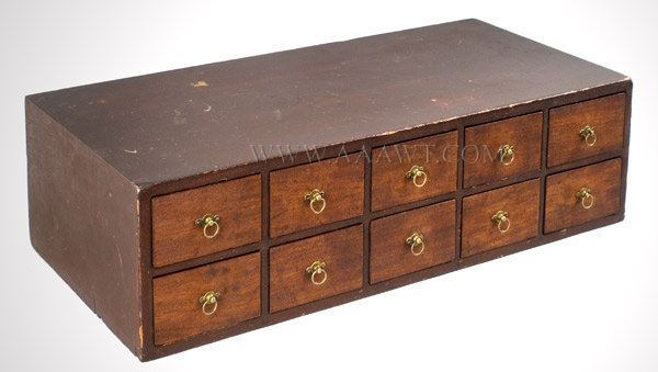 Case of Drawers, Old Surface
New England
Early 19th Century, entire view